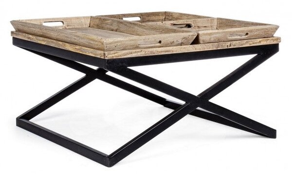 Tavolino Tray 90x90 in Legno