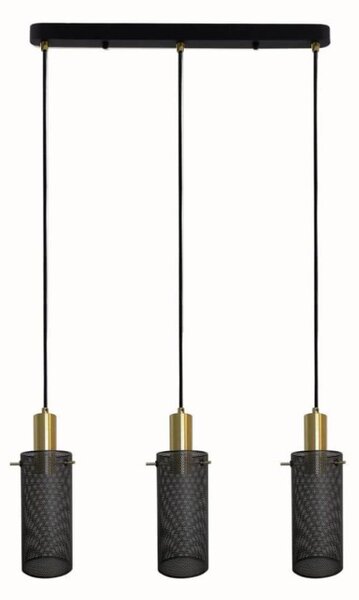 Tirana lampada a sospensione 3xE27 linea nera LP-945/3L BK Light Prestige