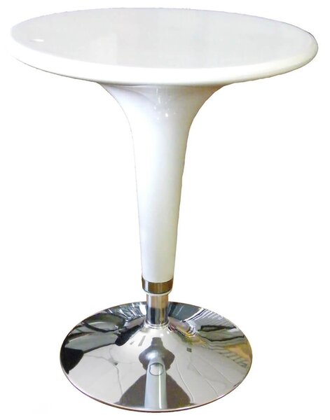 Tavolino da Bar in Abs Bianco con Alzata a Gas Tosini Hc 170W