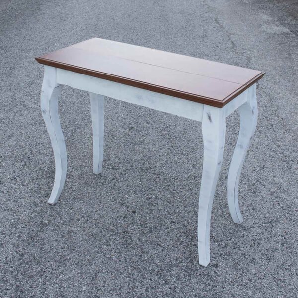 Consolle Allungabile in Legno H77x45x92/305cm Itamoby Bassano Shabby Chic Noce Classica
