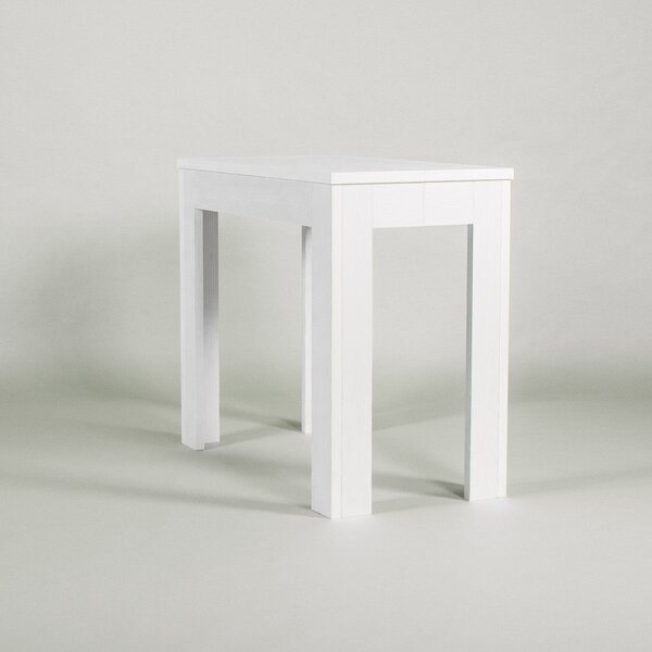 Consolle Allungabile in Legno H76,5x47x90/147cm 2 Allunghe Itamoby Magix Bianco Lucido Classica