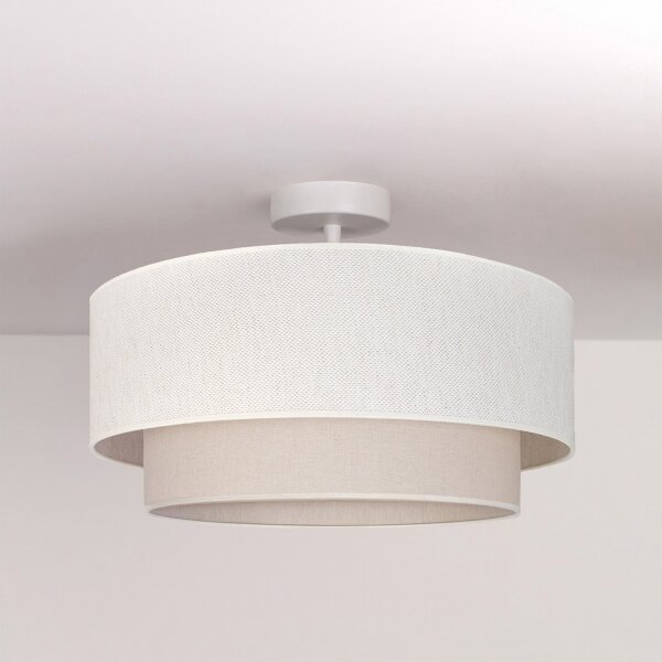 Brilagi - Plafoniera LED BOHO ECO 1xE27/10W/230V diam. 40 cm crema