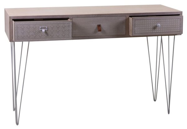 Consolle 3 Cassetti in Legno e MDF Milo