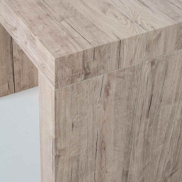 Consolle Allungabile in Legno H77x45x90/305cm Itamoby Twist Premium Rovere Folding