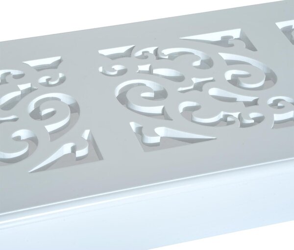 Consolle Moderna per Ingresso in Legno Bianco 89x35.5x72 cm