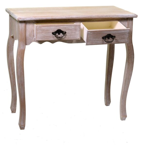 Consolle 2 Cassetti in Legno Stoccarda