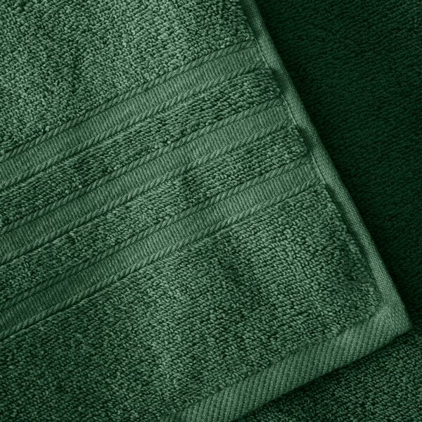 Asciugamano tipo terry verde scuro in cotone 50x85 cm Zero Twist – Catherine Lansfield