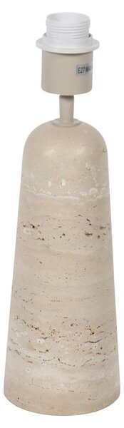 Lampada da tavolo - crema - Travino - plastica metallo pietra - Ø 10cm - E27 - 4401CR - Anne Lighting