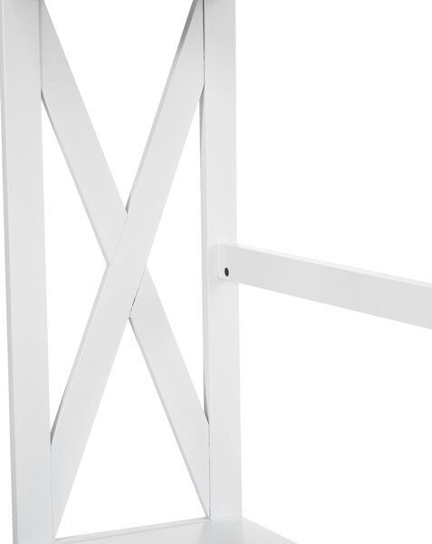 Consolle Ingresso 1 Cassetto 100x30x91 cm in Legno Bianco