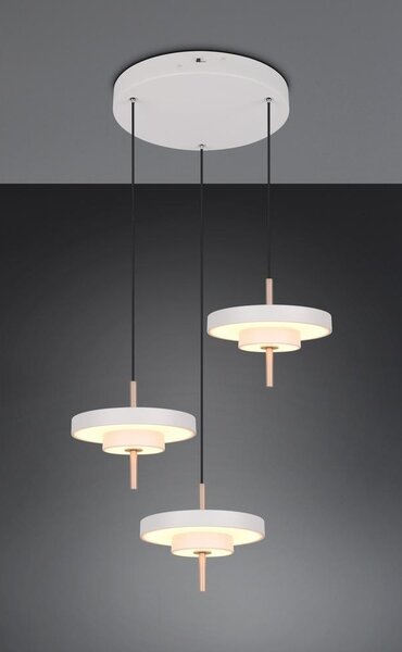 Lampada a sospensione LED, regolabile in altezza, dimmerabile, CCT, P 45 cm
