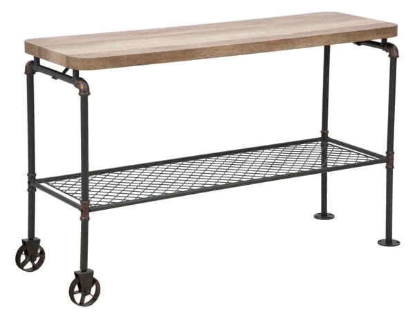 Console Manhattan 122x44x75 cm in Ferro e MDF