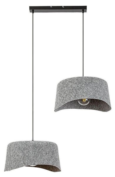 Rabalux 72190 Lampade a sospensione Farelia E27 2x MAX 10 metallo feltro nero