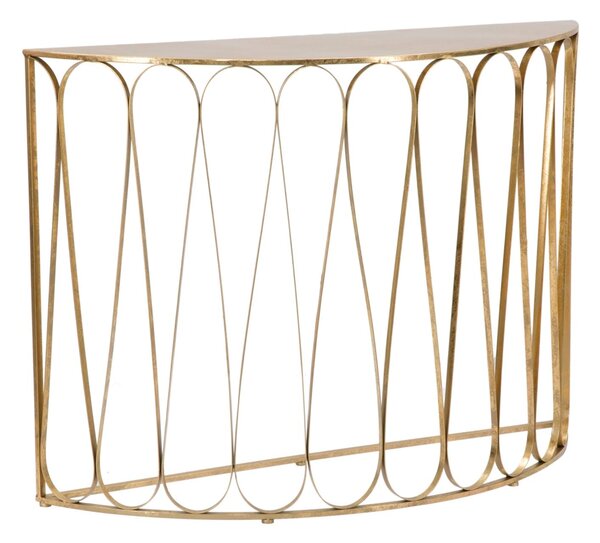 Console Venice 115x36x80 cm in Ferro Oro