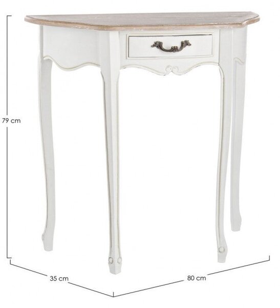 Consolle 1 Cassetto Justine in Legno