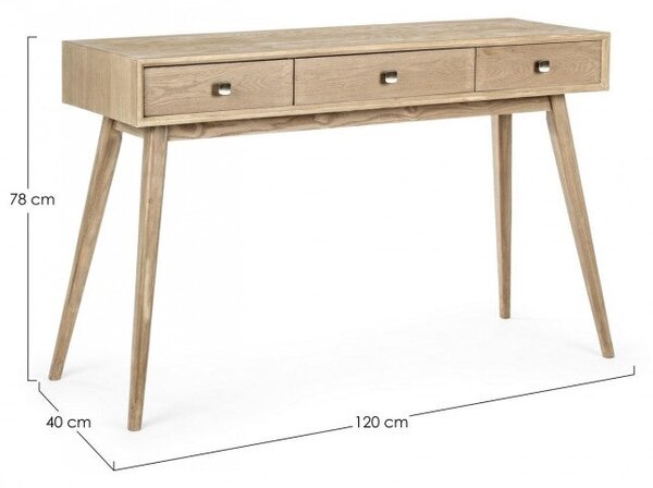 Consolle 3 Cassetti Alannis in Legno