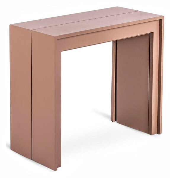 Consolle Allungabile 90x42,5/302,5xH76 cm in Mdf laccato Pinocchio Tortora