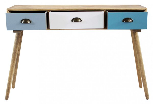 Scrivania Ottawa 110x30x78,5 h cm in Legno Multicolor
