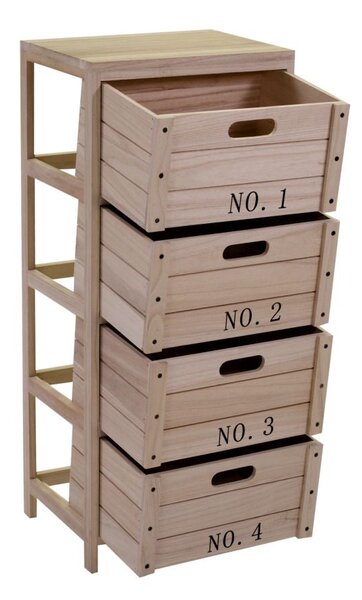 Mobile 4 Cassetti in Legno Oxford