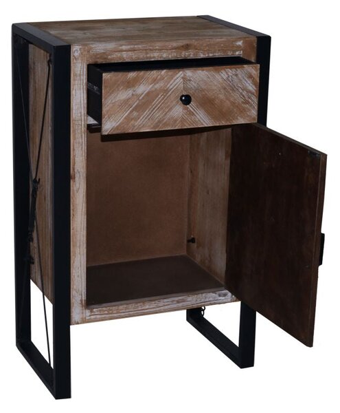 Mobile 1 Anta 1 Cassetti in Legno MDF e Abete Bilbao