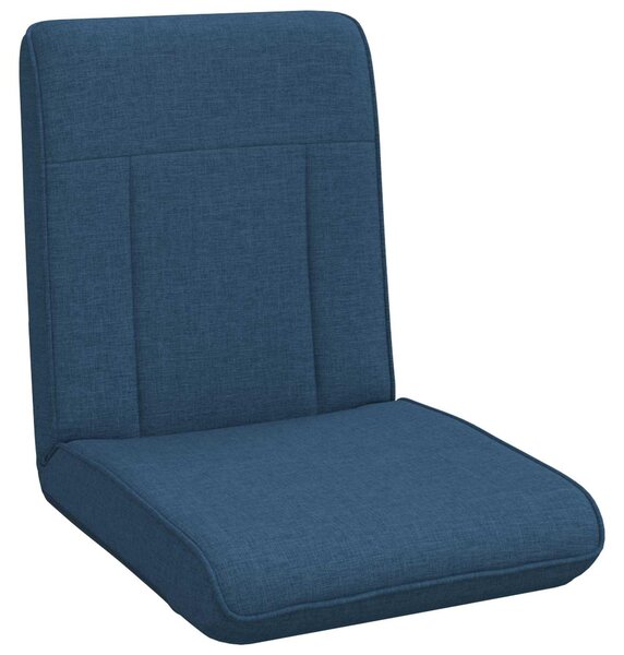 VidaXL Poltrona reclinabile in tessuto blu