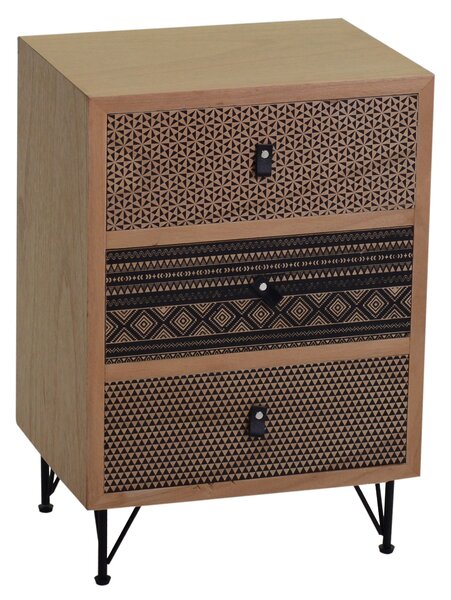 Mobile 3 Cassetti in Legno Budapest