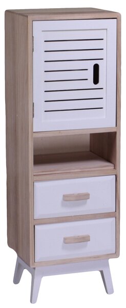 Mobile 1 Anta 1 Vano 2 Cassetti in Legno Marbela