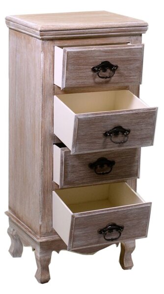 Mobile 4 Cassetti in Legno 37x83,5x30cm Stoccarda