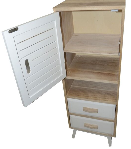 Mobile 1 Anta 1 Vano 2 Cassetti in Legno Marbela