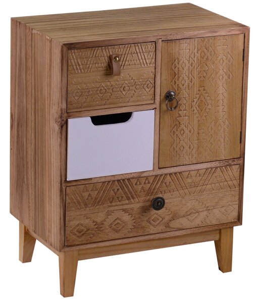 Mobile 3 Cassetti 1 Anta in Legno MDF Lagos