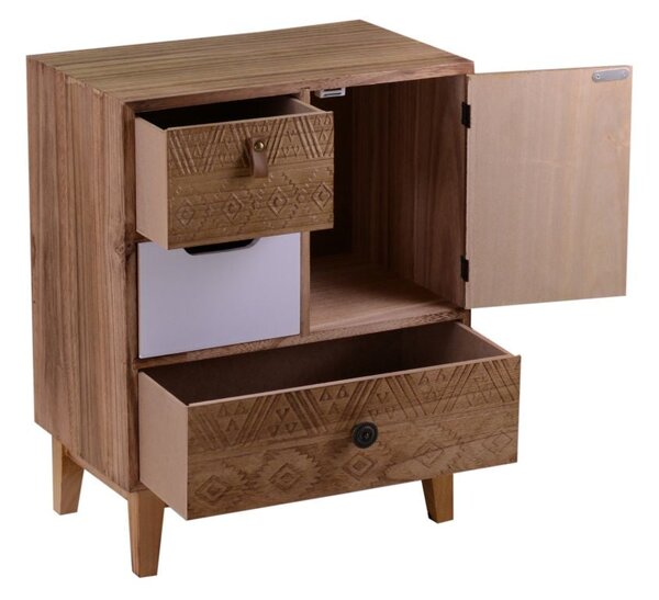 Mobile 3 Cassetti 1 Anta in Legno MDF Lagos