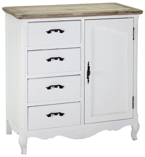 Mobile 1 Anta 4 Cassetti in Legno Country