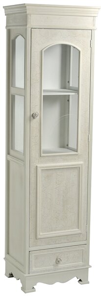 Mobiletto Vetrina 1 Anta Vetro 1 Cassetto Lipsia