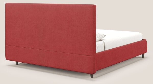 Martina letto imbottito contenitore in tessuto impermeabile T02 rosso