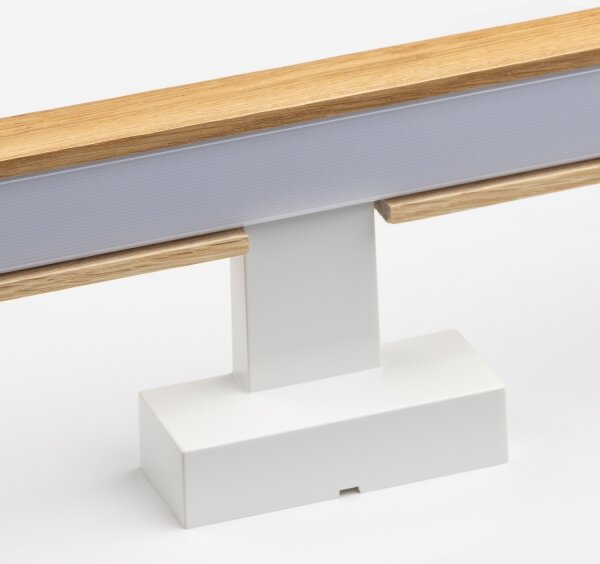 Brilagi-Illuminazione a LED per specchi da bagno WOODY MIRROR LED/15W/230V IP44 quercia/bianco