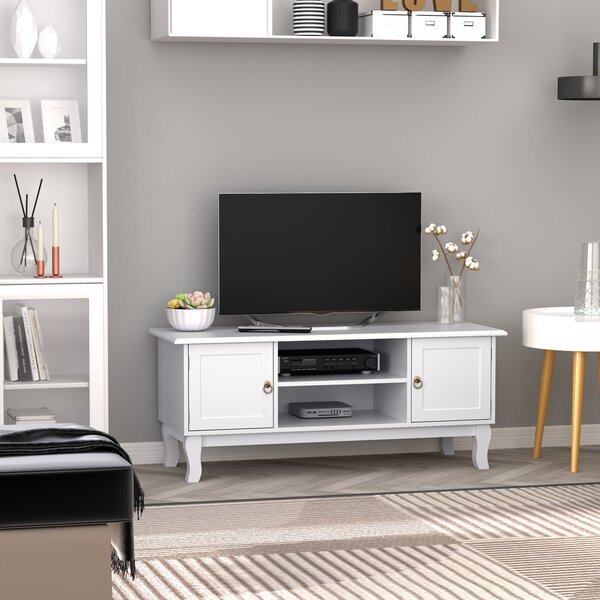 Mobile TV Bianco Opaco 120x45x50 cm