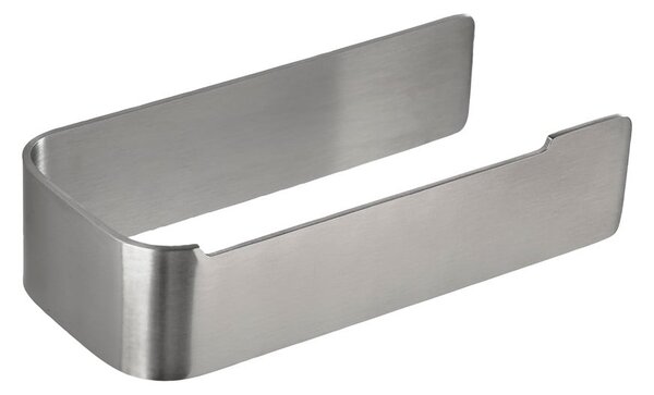Porta carta igienica da parete color argento opaco in acciaio inox Ume – Zone