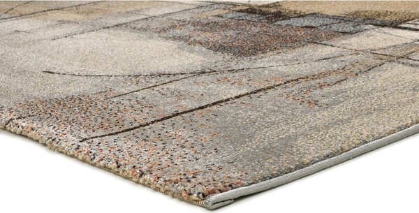 Tappeto grigio/beige 133x190 cm Beruti – Universal