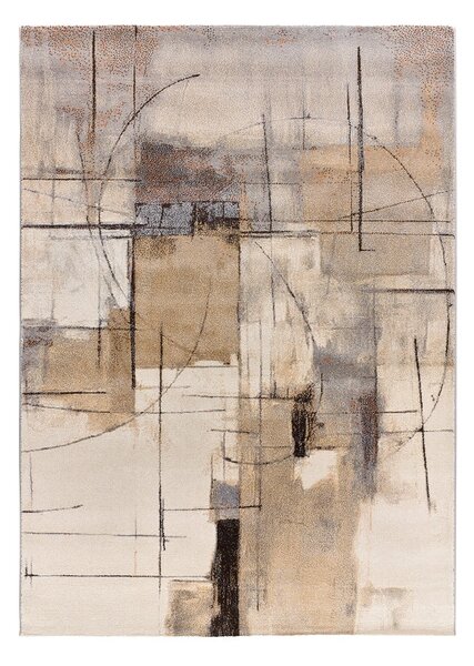 Tappeto grigio/beige 133x190 cm Beruti – Universal