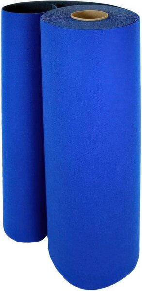 Passatoia Tappeto moquette guida passatoia per interno esterno Rossa H 1 x 30 mt (3,3 euro al metro ) Peso totale: 620 gr Spessore 3 mm Resistenza al fuoco:BFL-S8 colore Blu