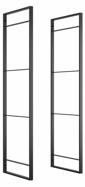 Struttura per Scaffale Lader H1150 Verniciato Nero Acciaio Emuca