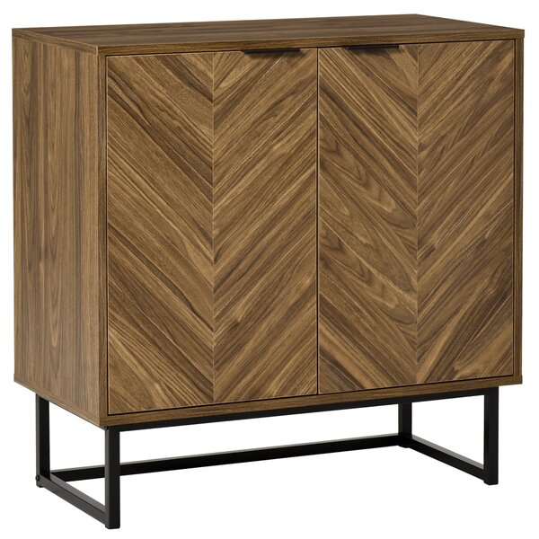 Mobile 2 Ante 80x40x80 cm in Legno Marrone