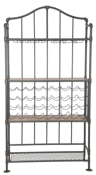 Mobile Porta Vivande Manhattan 99,3x42x185 cm in Ferro e MDF
