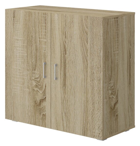 Mobiletto 2 Ante 90x41x85 cm in MDF Rovere