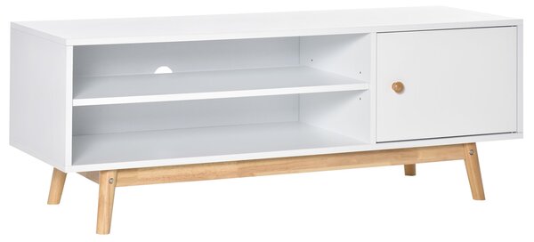 Mobile TV 120x39,5x44,5 cm per TV fino a 50 Bianco