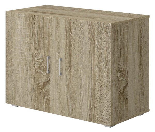 Mobiletto 2 Ante 90x45x66 cm in MDF Rovere