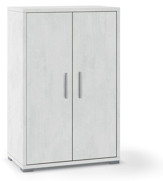 Mobile 2 Ante 71x110x41 cm Ossido Bianco