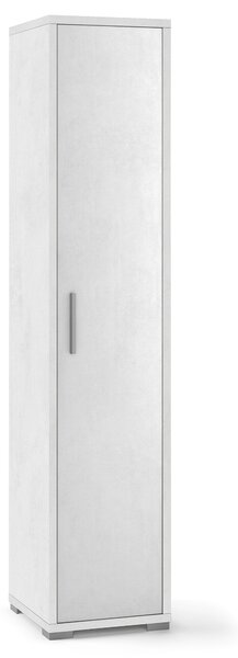 Armadio 1 Anta 39x182x41 cm Ossido Bianco