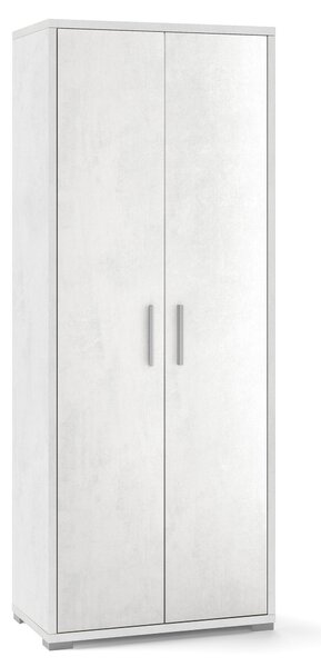 Mobile 2 Ante 71x182x41 cm Ossido Bianco