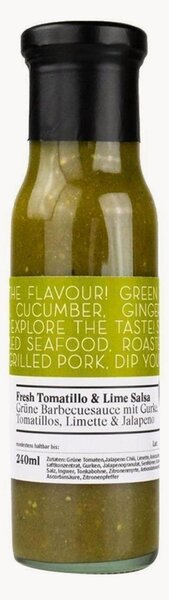 Salsa BBQ: Salsa fresca di tomatillo e lime