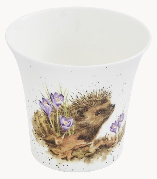 Portavaso in Fine Bone China Hedgehog